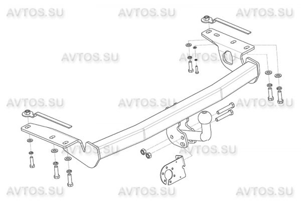 ТСУ TOYOTA COROLLA E12 (2002-2007) — изображение 2