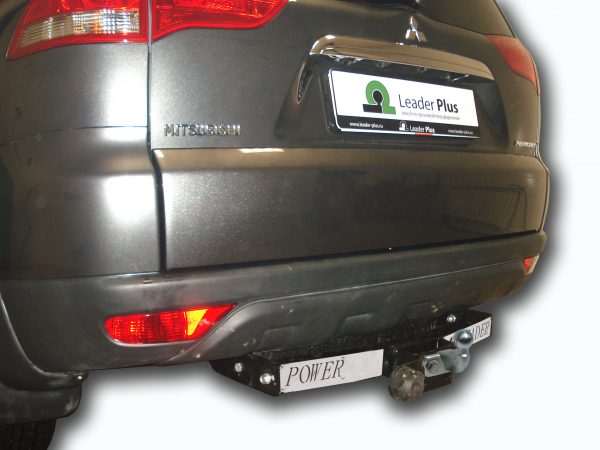 ТСУ для MITSUBISHI PAJERO SPORT 2 / 3 (2008-...) (C НЕРЖ. ПЛАСТИНОЙ) — изображение 2